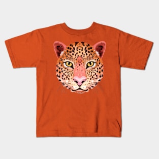 Leopard face Kids T-Shirt